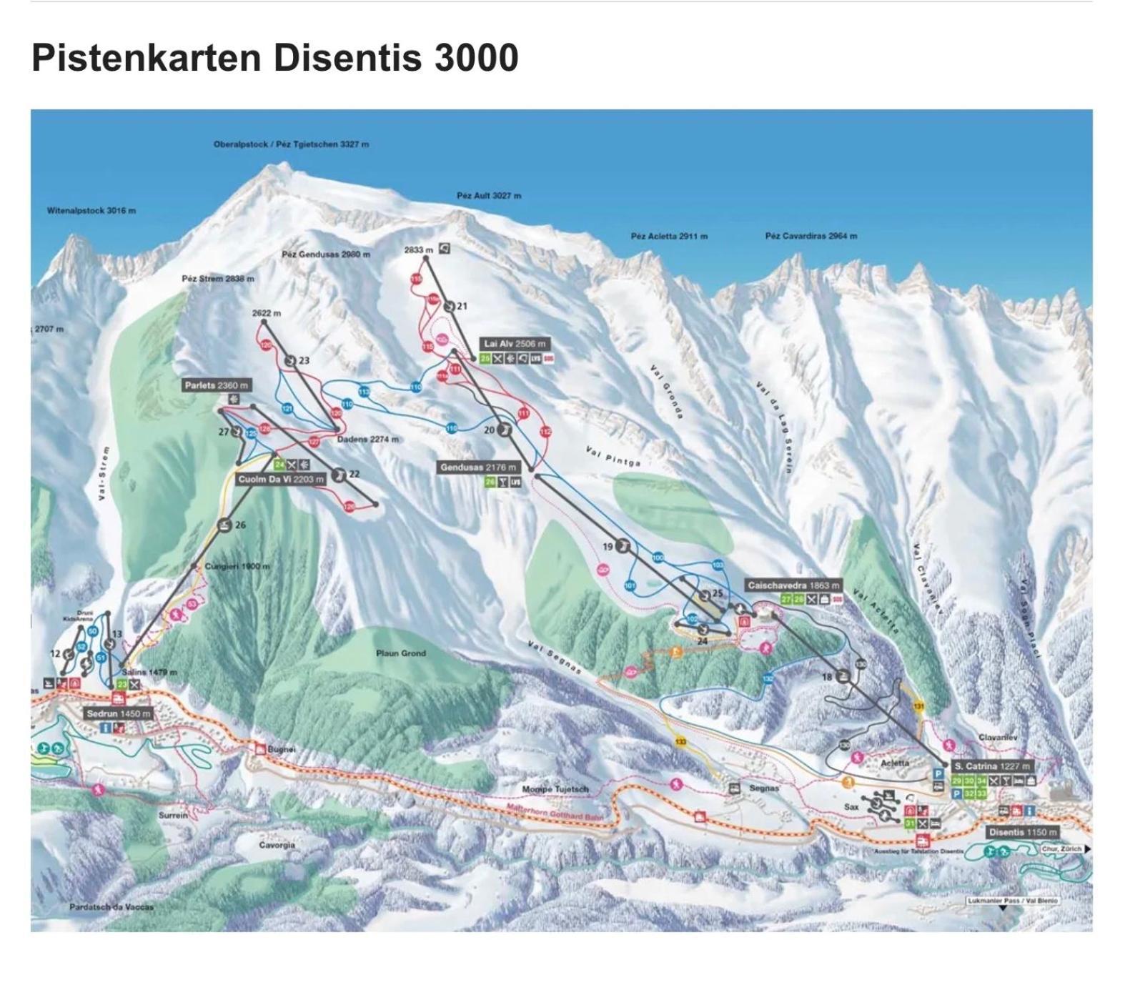 Apartment In Disentis Exterior foto